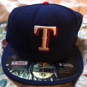 Texas rangers fitted cap